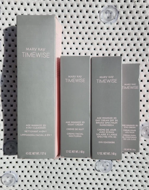 Mary Kay Timewise Miracle Set 3D - 4-Piece Set, Combo/Oily - Mk New ...