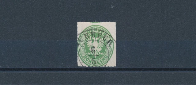 Lübeck 1/2 Schilling Wappen 1863 Michel 8 A (S24829)