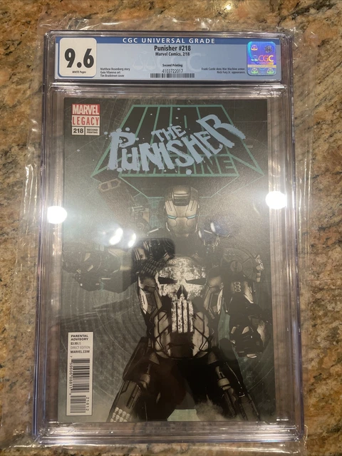 Punisher #218 2nd Print 1st Frank Castle Donning War Machine Armor 2018 CGC 9.6
