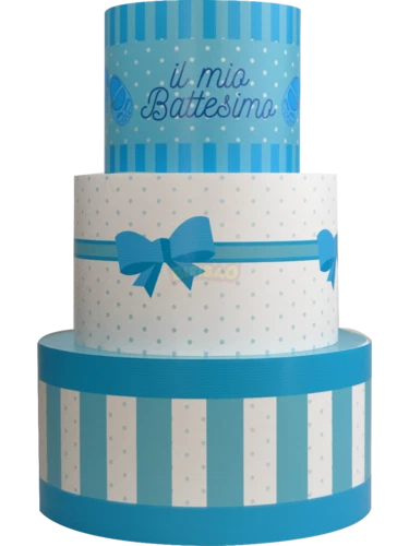 Torta Finta In Polistirolo 3 Piani - Base Per Cake Design, Diametri 20cm, 15cm, 10cm, Altezza 18cm - Foto 7