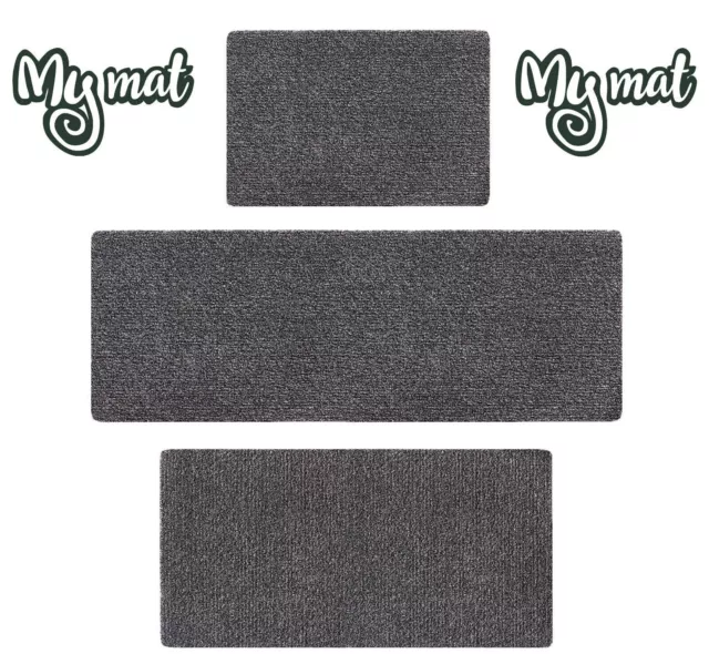 Muddle Mat My Mat Dirt Trapper Door Mat Machine Washable (My Cotton Charcoal)