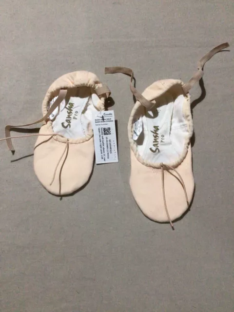 Sansha Pro 1c Size 11m Ballet Shoes Light Pink NWT