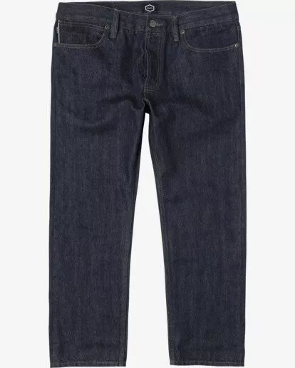 RVCA New Dawn Modern Straight Fit Jeans Raw Denim Selvedge Milled In Japan Sz 28