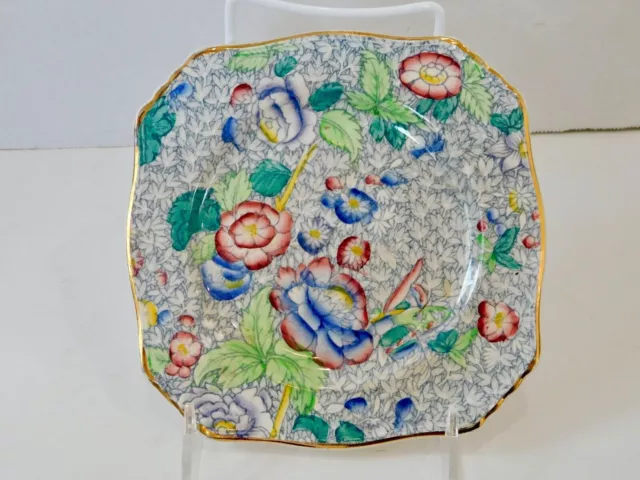 Royal Winton Grimwades Chintz Anemone Square Plate