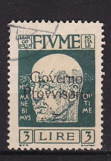 Timbre Italie 1921  Fiume N° 144 -Obl.tb-Cote: 35 Euros-Voir Scan-Z294