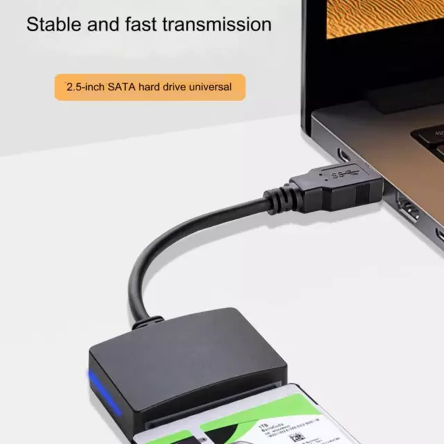 USB 3.0 auf 2.5 SATA 3Festplatte Adapter Kabel UASP 2024 für SSD Konverter