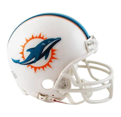 NFL Riddell Football Mini-Helm Miami Dolphins
