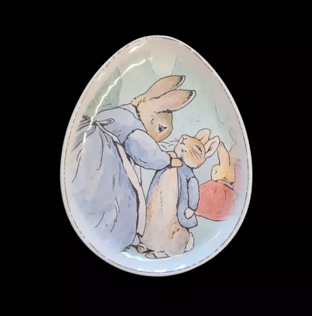 3 piezas placas de melamina en forma de huevo Beatrix Potter Peter Rabbit Cern Kids Potter 3