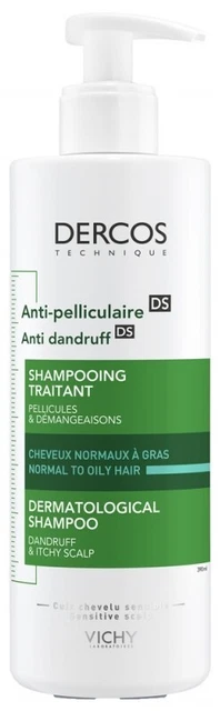 Vichy Dercos Anti-Dandruff Advanced Action Shampoo Normal to Oily Hair 390ml
