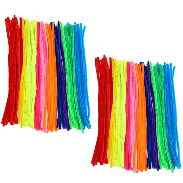 Pipe Cleaner Chenille Stem Sturdy Craft Supplies Colorful DIY Kids Art