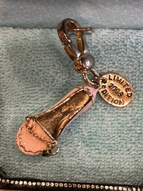 Ultra Rare 2009 Juicy Couture Ltd Ed Neiman Marcus Pink Loafer Shoe Charm