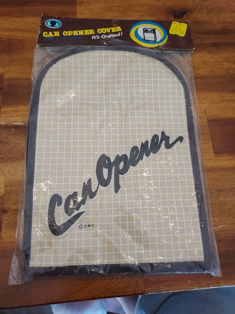 Vintage Kitchen Dora May Quilted Can Opener Cover Brown Tan 9 1/2 X 7 X 5 1/4 in Vintage Kitchen Dora May Quilted Can Opener Cover Brown Tan 9 1/2 X 7 X 5 1/4 in
