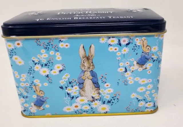 Nuevo Té Peter Rabbit Inglés Lata de Té con 40 Bolsas de Té de Desayuno Inglés