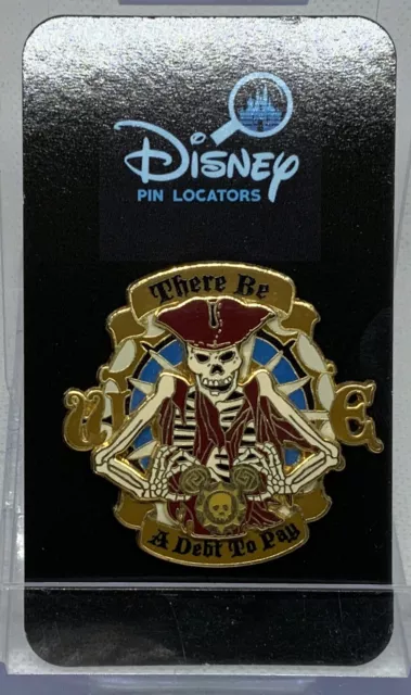 Disney Pin 2008 Pirates Of The Caribbean There Be A Debt To Pay Pin