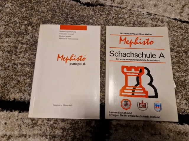 Mephisto Schachcomputer Schachschule Bücher zum computer