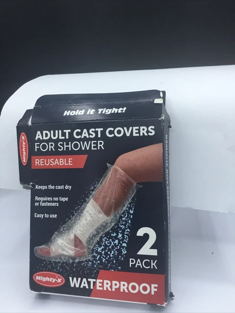 Funda fundida para piernas reutilizables para adultos Mighty-x paquete de 2 nuevas abiertas