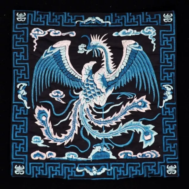 Engaging Artistic Qing Dynasty Chinese Official Clothes Phoenix Embroidery F10