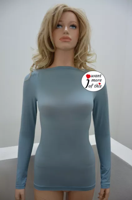 Pullover Wolford Buenos Aires top maniche lunghe sky blue large