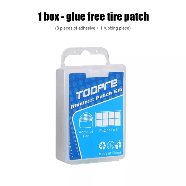 Bicycle Bike Tire Rubber Patch Piece Cycling Puncture Repair Tool Kits (01)