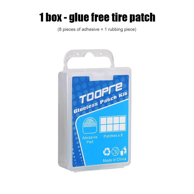 Bicycle Bike Tire Rubber Patch Piece Cycling Puncture Repair Tool Kits (01)