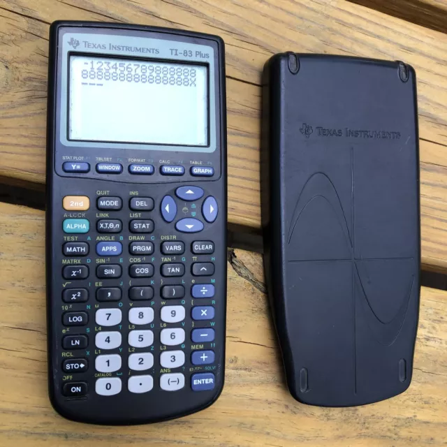 Texas Instruments TI-83 Plus Graphing Calculator - Black (83PL/TBL/1L1/A)