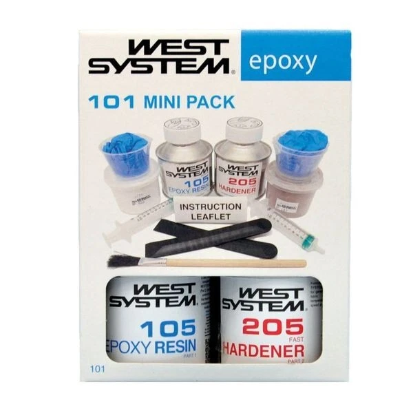 West System 101 Mini Pack Epoxy Resin Repair Kit Boat Yacht Marine