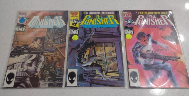Punisher Limited Issue Series Comic Books #2, #4 & #5 BRAND NEW BAGGED & BOARDED