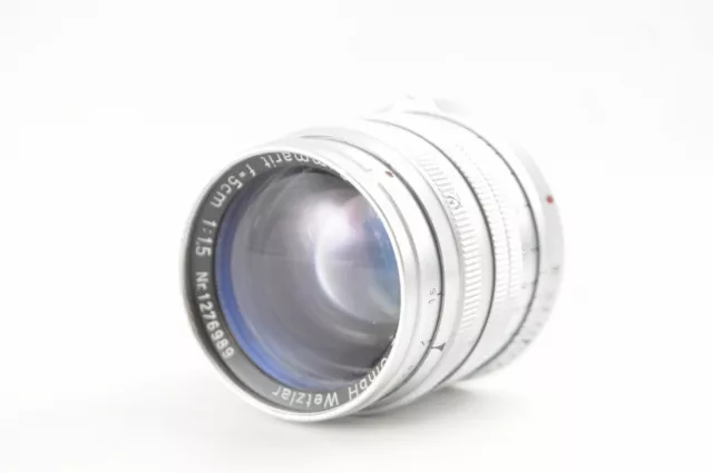 [ près De Mint ] Leica Summarit M 50mm 5cm F/1.5 Lentille pour Mount Japon #1203