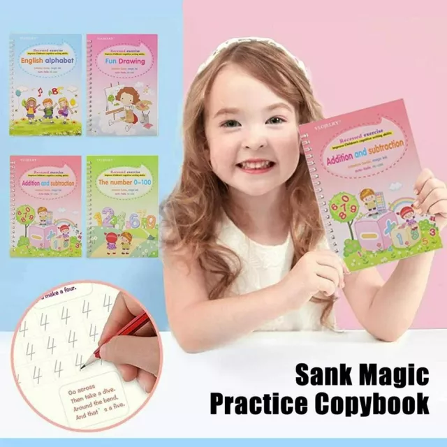 Reused Magic Practice Copybook Writing Groove Calligraphy  School Supplies
