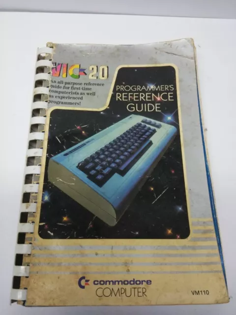 RARA 1A EDICIÓN 1982 Commodore VIC-20 Guía de Referencia para Programador de Computadoras