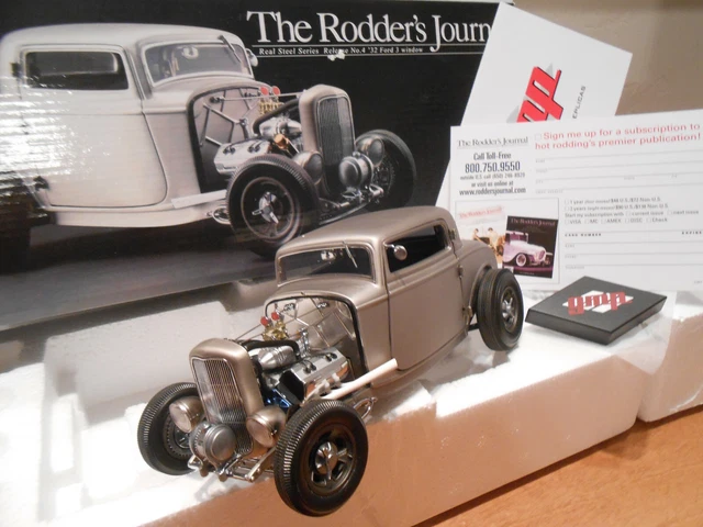 GMP ACME 1:18 1932 Ford 3 Window Deuce Coupe Rodder's Journal Real