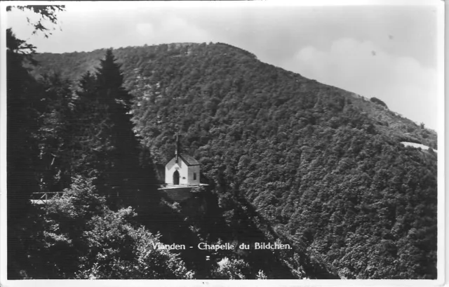 LUXEMBOURG: Carte postale ville de Vianden, Chapelle du Bildchen, non écrite.