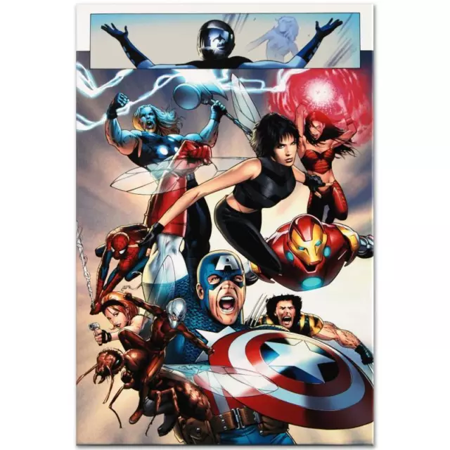 Marvel Comics "Ultimate Fantastic Four" Limited Edition Art Canvas Numbered