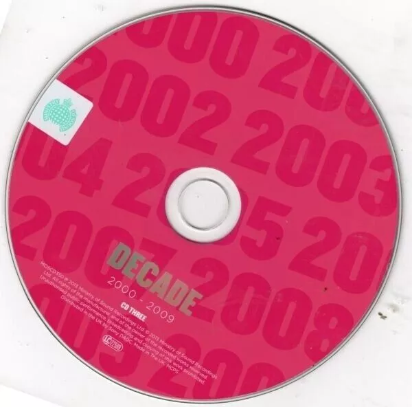 Decade 2000-2009 Dance Anthems CD (2013) NEW AND SEALED 3 Disc Album Box Set 3