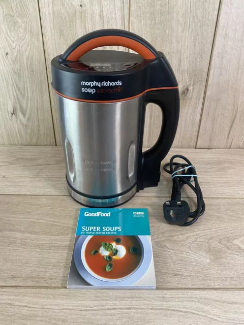 Morphy Richards 501016 Soup Maker Stainless Steel 1000W, 1.6 Litres