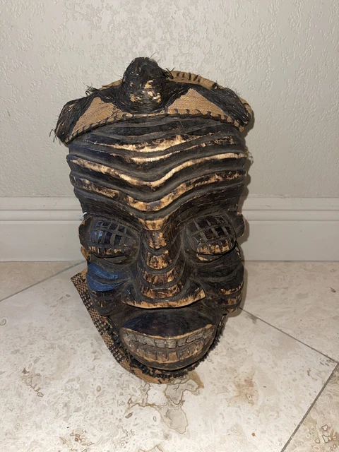 Old Carved African Mask