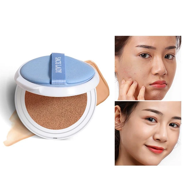 SACE DAMA Seda Suave Niebla Polvo Pastel Larga Duradero Impermeable Maquillaje Natural