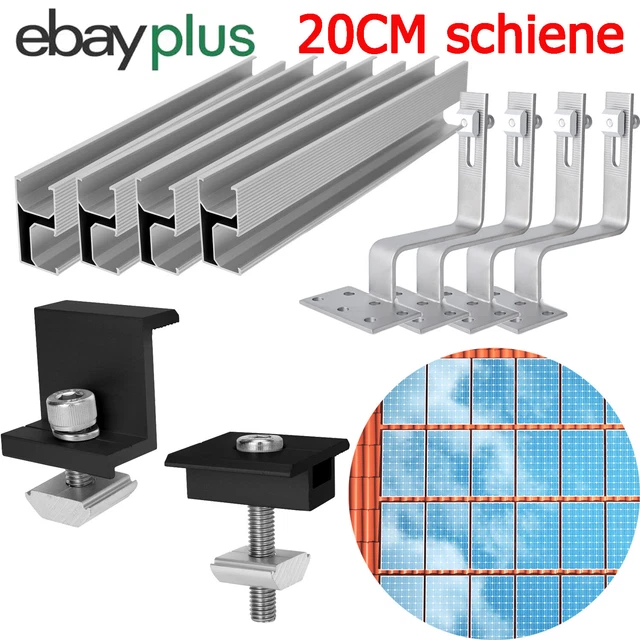 TEOV Montaggio Solare Lamiera Trapezoidale Supporto Per Pannelli - Foto 6