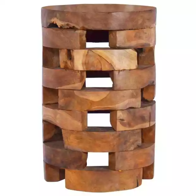 Table de chevet 30x30x45 cm Bois de teck massif vidaXL