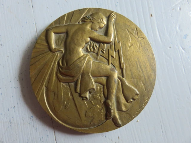 Medaille De Bronze Syndicat Général De La Construction Électrique Ray