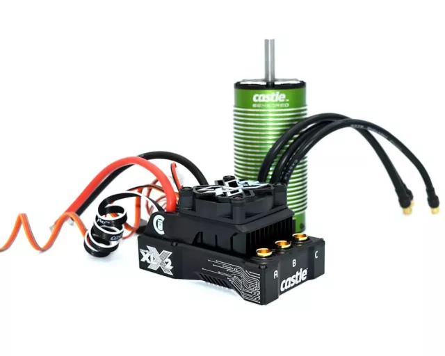 Castle Creations Mamba XLX 2 1/5 Sensored Brushless ESC Motor Combo 1100Kv 2028