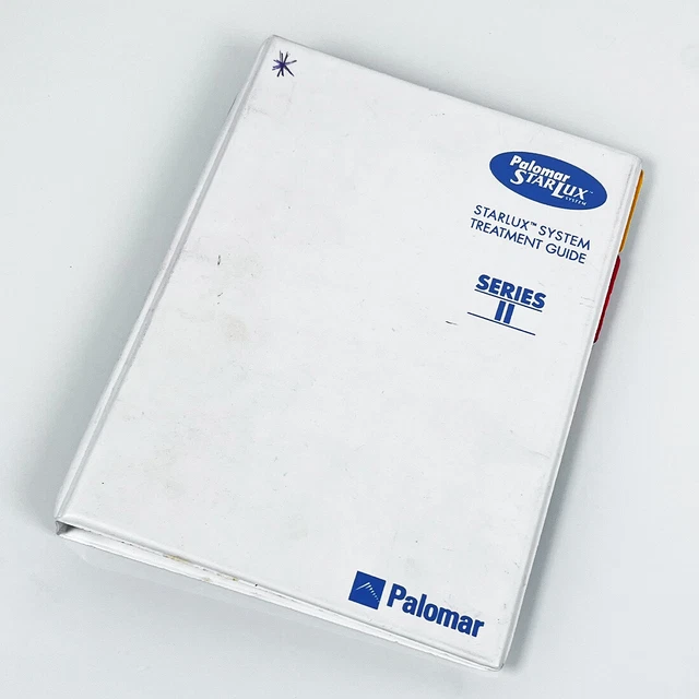 Palomar StarLux 300 IPL Handpiece Treatment Reference Guide Series II Settings