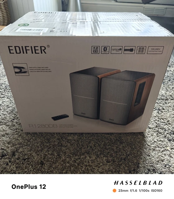 EDIFIER R1280DB ACTIVE Bluetooth Bookshelf Studio TV/MAC/PC/Laptop HD ...