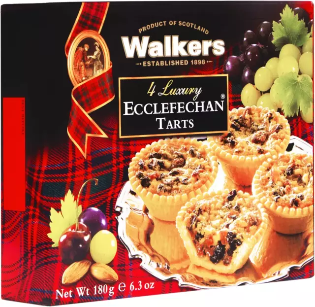 Walkers Shortbread Ecclefechan Tarts/ Traditional Cake By Scottish Recipe/180g