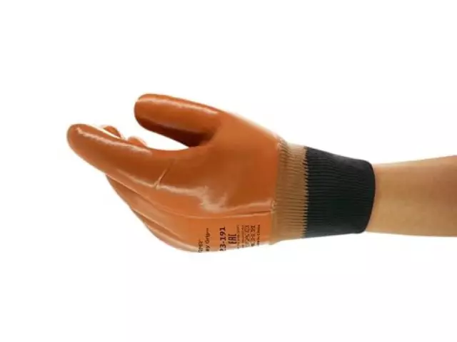 (TG. 10 (XL)) Ansell Winter Monkey Grip 23-191 Guanti da Lavoro, Rivestimento PV