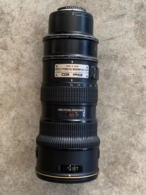 Nikon Zoom-NIKKOR 70-200mm f/2.8G ED-IF AF-S VR Telephoto Lens