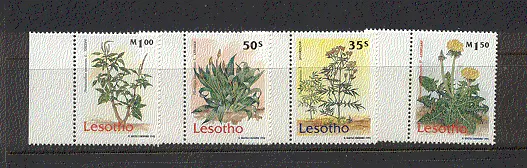 Lesotho 1995 Medicinal Plants 4v set ref:n16365
