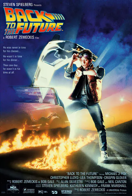 Back To The Future - Movie Poster (Regular Style) (Size: 27" X 40")