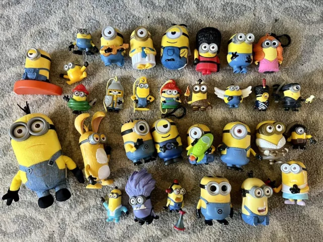 Despicable Me Toy Figure Lot of 30+ Minions Figures Toys Collectibles