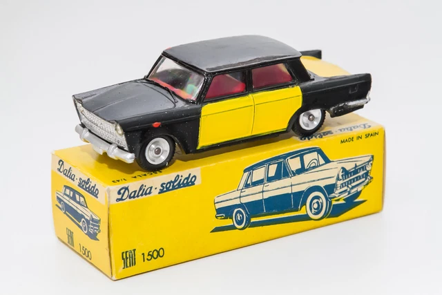 Miniature Dalia Seat 1400C Taxi – 1/43, Espagne, Zamak (occasion)